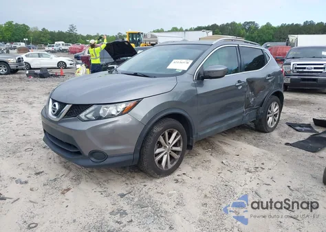 2017 Nissan Rogue Sport Sv из США, поврежденный, VIN JN1BJ1CP5HW016436